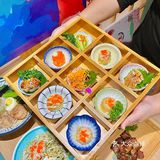 东莞汇一城日料新店‼️超治愈九宫格波子寿司