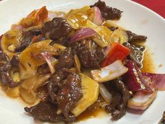 子姜菠萝炒牛肉-胜记菜馆(文明路)