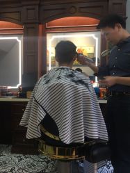 -595barbershop美式油头