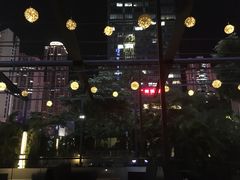 景观位-深圳温德姆至尊酒店·大堂吧·户外花园