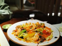 鲜虾沙拉-松子料理(华威桥店)