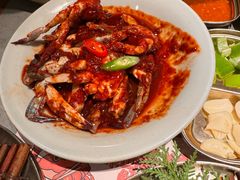 -草家酱蟹炭火烤肉店(珲春南路一店)