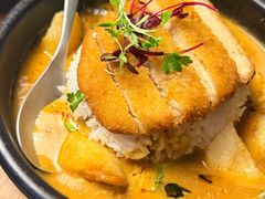 咖喱炸鸡排饭-本处·素食·融合料理(南油店)