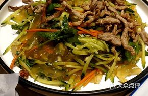 Meat and Cucumber Vermicelli Salad