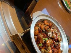 -东来菜馆•手抓海鲜家常菜•海鲜锅贴(鸽子窝店)