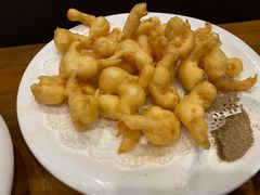 炸虾仁-晚归月亮湾私家菜(临邑路店)