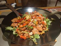 小炒黄牛肉-褚记烤鸭·南京家常菜(雨花客厅店)