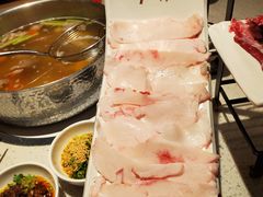 胸口捞-左庭右院鲜牛肉火锅(环球港店)