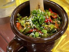 烤火椒皮蛋-灶东家民间菜(回兴店)