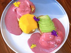 粉色班尼迪克蛋-吃饼人西餐(南开店)