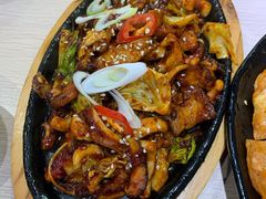 五花肉炒鱿鱼-文成焕·家族韩式餐厅