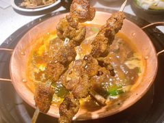 热气羊肉串-京韵胡同·酱香羊蝎子火锅涮肉(长寿路店)