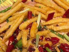 干煸藕丝-肥肥虾庄·金牌油焖大虾(汉口城市广场店)