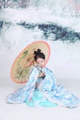 -后宫·古装汉服京剧儿童亲子全家福摄影