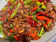 爆炒雪花吊龙牛肉-荆九爷桥头三嫩(南山田厦店)