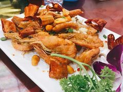 椒盐明虾-美味海鲜大排档(明发美食地标店)