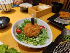 酥炸猪肉裹温泉蛋-胜博殿日式炸猪排(西红门店)