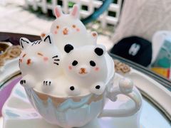 3D奶泡咖啡-小劳拉生日蛋糕西餐厅
