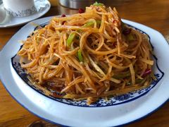 酸辣土豆丝-强氏喜阿婆粥饼店(鼓楼东街店)