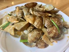 姜葱炒哈花螺-南海渔家•海鲜•正宗海南菜(海棠湾店)