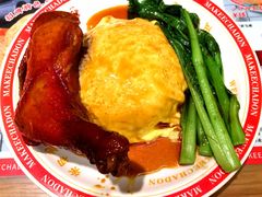 巨无霸鸡腿滑蛋饭-孖记茶档·热腾茶餐(江南西plus店)