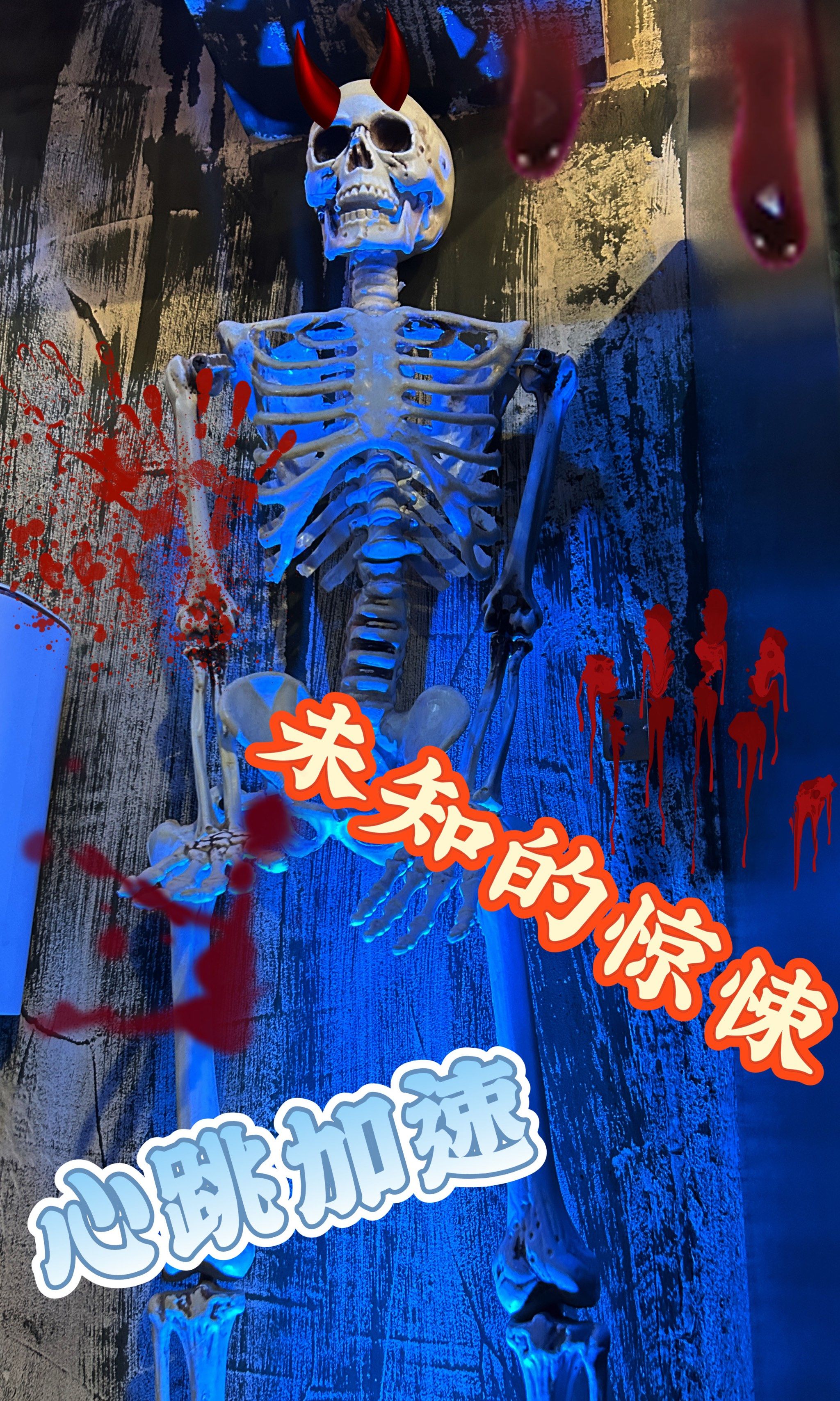 总结: 第一次玩鬼屋,总体体验还不错,有