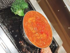 番茄红烩味汉堡肉-肉肉大米(金虹桥店)
