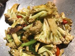 干锅有机花菜-绿茶餐厅(华联万柳店)