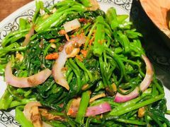 马拉盏炒通菜-大头虾越式风味餐厅(光明广场店)