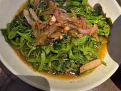 马拉盏炒通菜-大头虾越式风味餐厅(光明广场店)