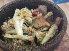 孜然干锅花菜-美人鱼帆船海鲜餐厅(七星湾游艇会店)