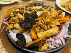 铁板三鲜-渔家颂歌渔家味道(青石路店)