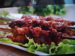 烤羊肉串-阿布都新疆美食