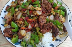 Double Pepper Beef Brisket Rice