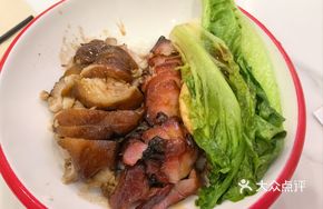 Pig's Foot Rice with Char Siu