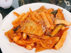 鱼饼炒年糕-桃园中华料理炸酱面(燕儿岛路店)