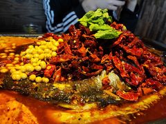 -探鱼·鲜青椒爽麻烤鱼(天河优托邦店)