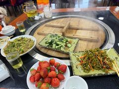 -北京龙庆四季香农家饭庄·灶台鱼·碳烤虹鳟鱼(龙庆峡店)