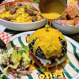 挖到宝‼️广州这家芝士瀑布牛肉汉堡巨好吃‼️