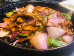 铁板菌香片柳-阿嫂印象·民间江湖菜(大学城店)