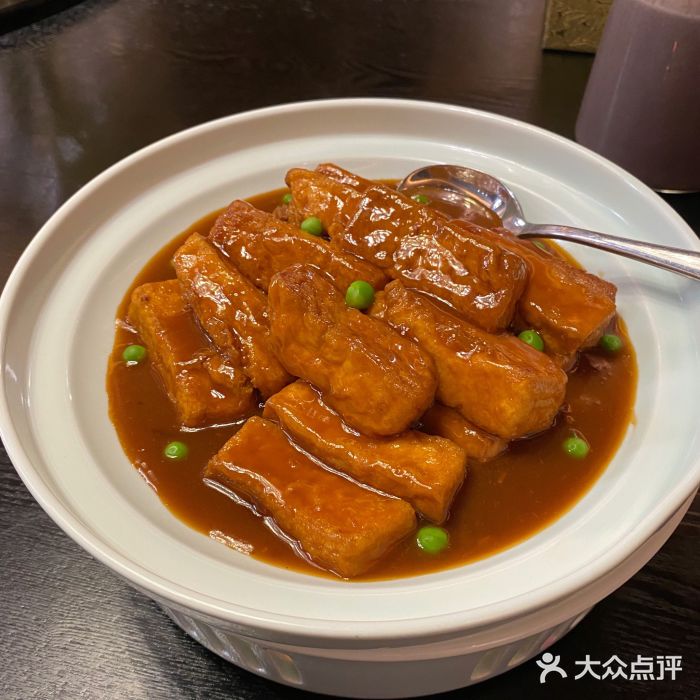 涵誉·私房菜(银都·锦创广场店)鲍汁私房豆腐图片