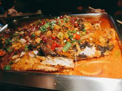 蒜香味烤鱼-鸣记脆皮烤鱼·海鲜烤鱼(亿合城店)
