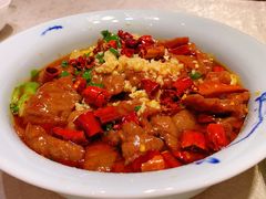 水煮牛肉-大碗居·烤鸭·鱼头泡饼(天坛东门店)