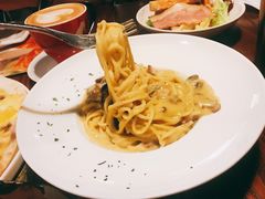 奶油蘑菇意面-斯比特花园西餐厅(大丸百货店)