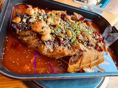 烤盘清江鱼香辣-小小河边鱼(天润城店)