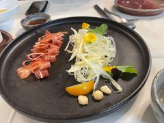 三年金钱火腿配大理手撕乳扇-泓0871臻选云南菜·味庄