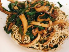 青椒干子肉丝干拌面-高邮面馆(明瓦廊店)