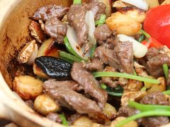 生啫黑牛仔粒-沙胆彪炭炉牛杂煲(成都玉林店)