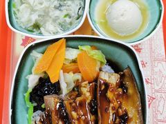 鱼香茄子-香妃烤鸡(新奥店)