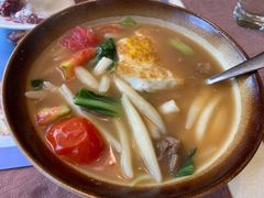 番茄牛腩面疙瘩-意卡菲·欢乐聚会餐厅(华侨店)
